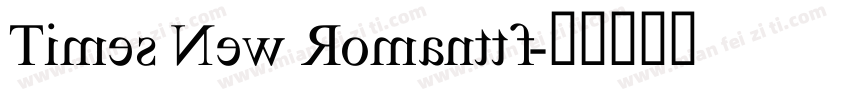 Times New Romanttf字体转换